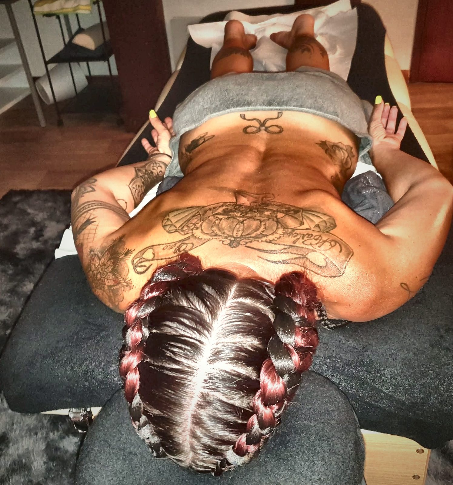 Séance de massage bien-être à domicile